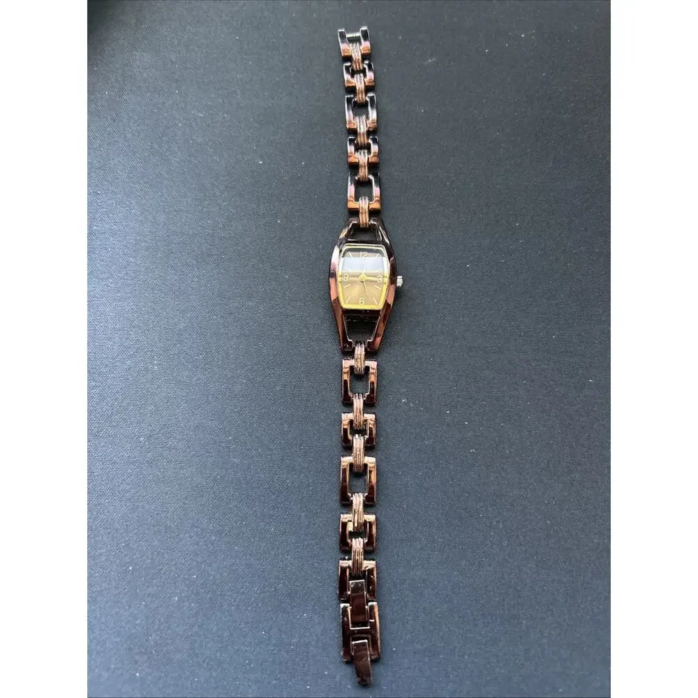 Brown Tone Gold Tone Indices Women’s Quartz Watch